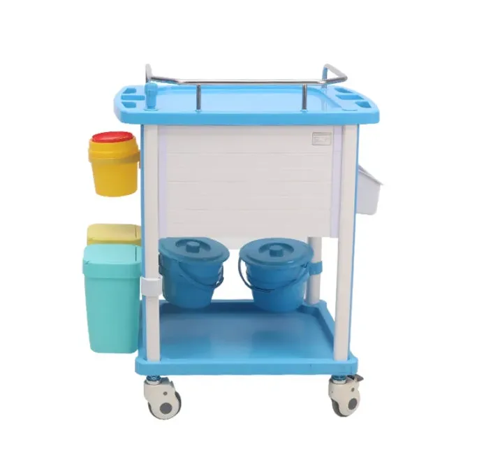 Medical Trolley - Stainless Steel, Hygienic, Smooth-Rolling