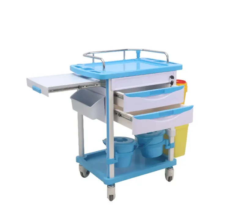 Medical Trolley - Stainless Steel, Hygienic, Smooth-Rolling