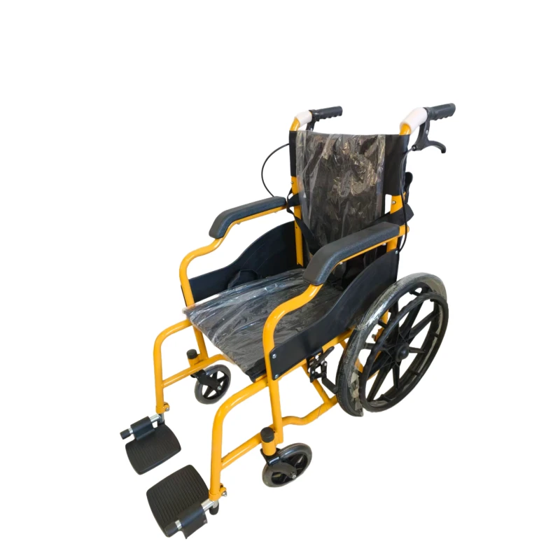 Hot selling children's foldable portable manual wheelchair