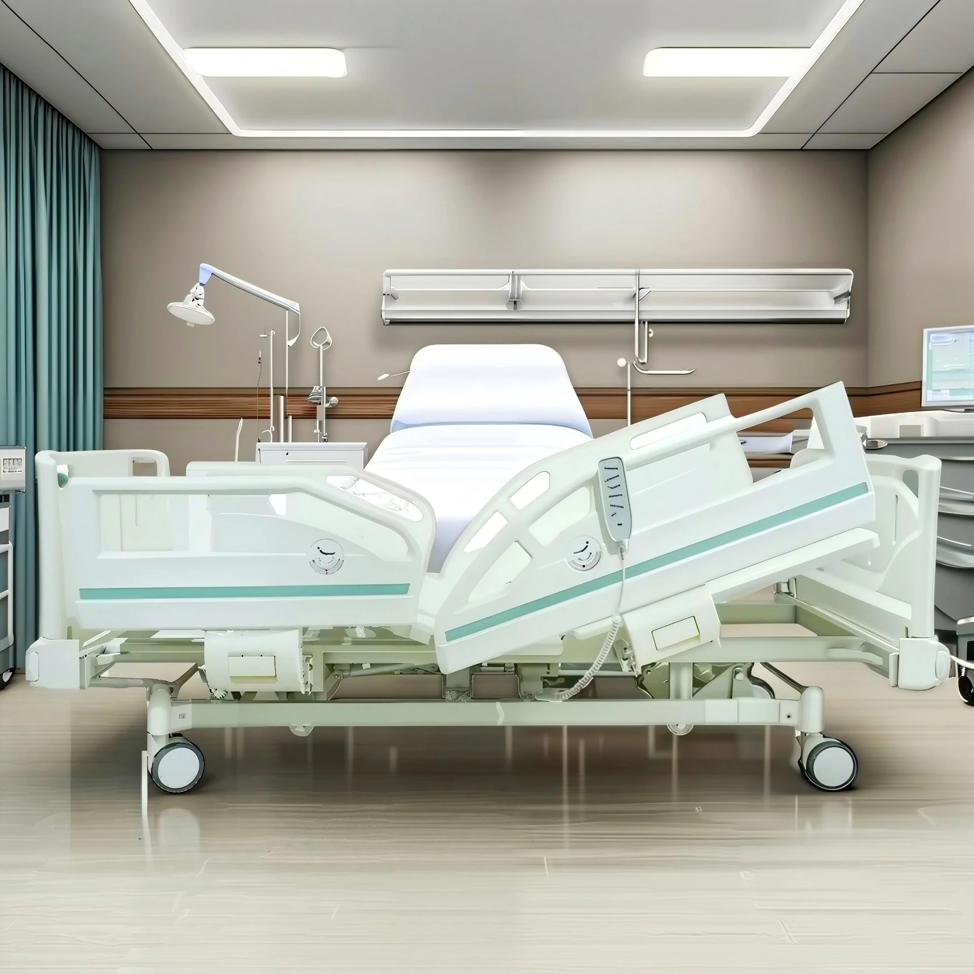 Advanced Electric Hospital Beds with Manual CPR for Patient Safety