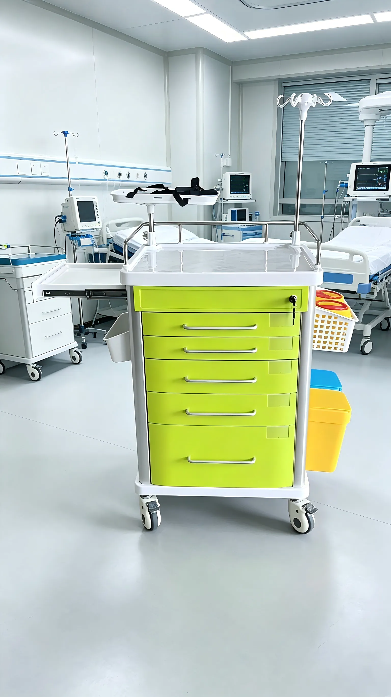 Design and Durability of ABS Hospital Emergency Trolleys