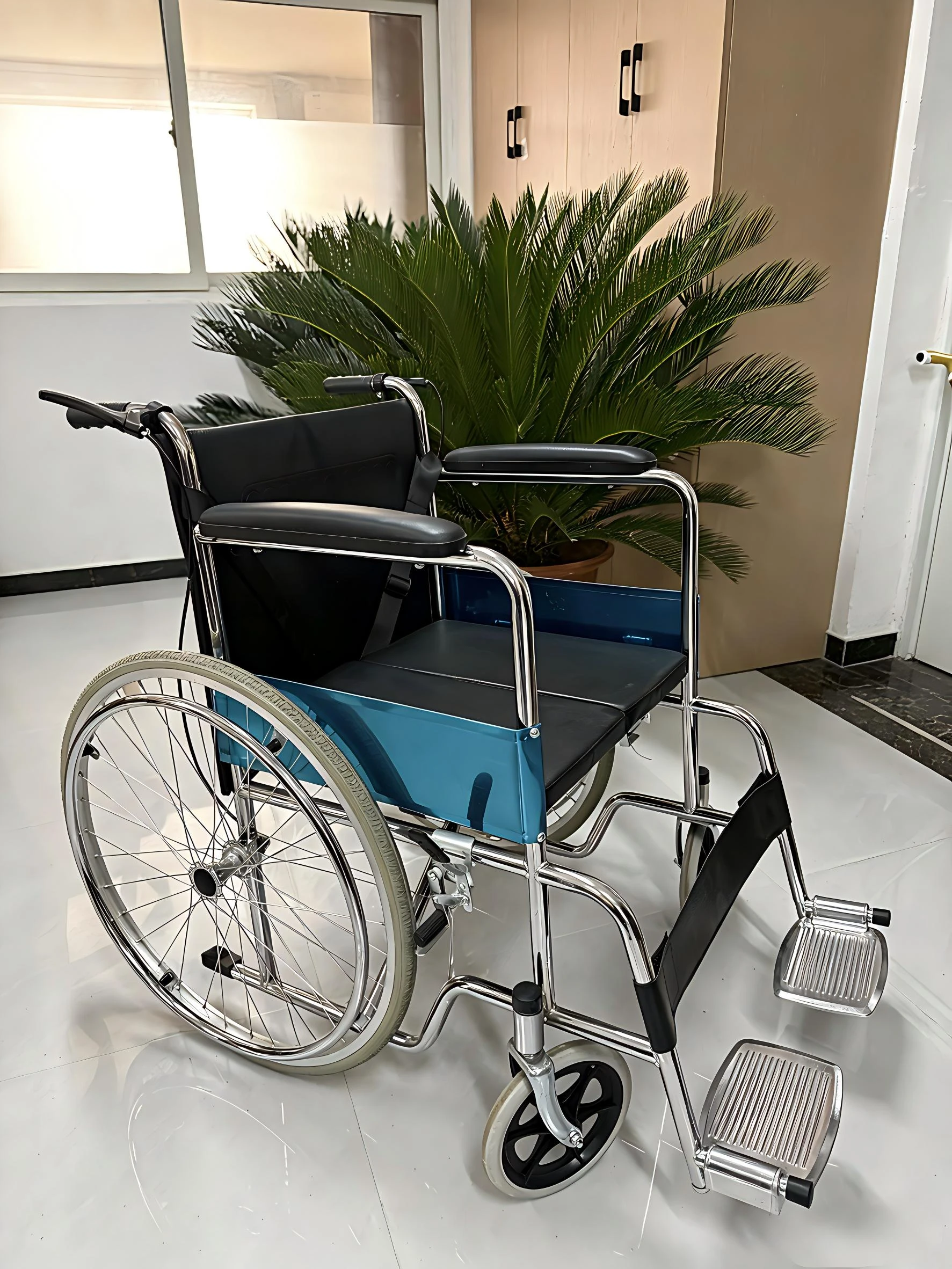 Custom Hydraulic Chrome Plated Wheelchairs: Advanced Mobility Solutions for Elderly and Disabled Users