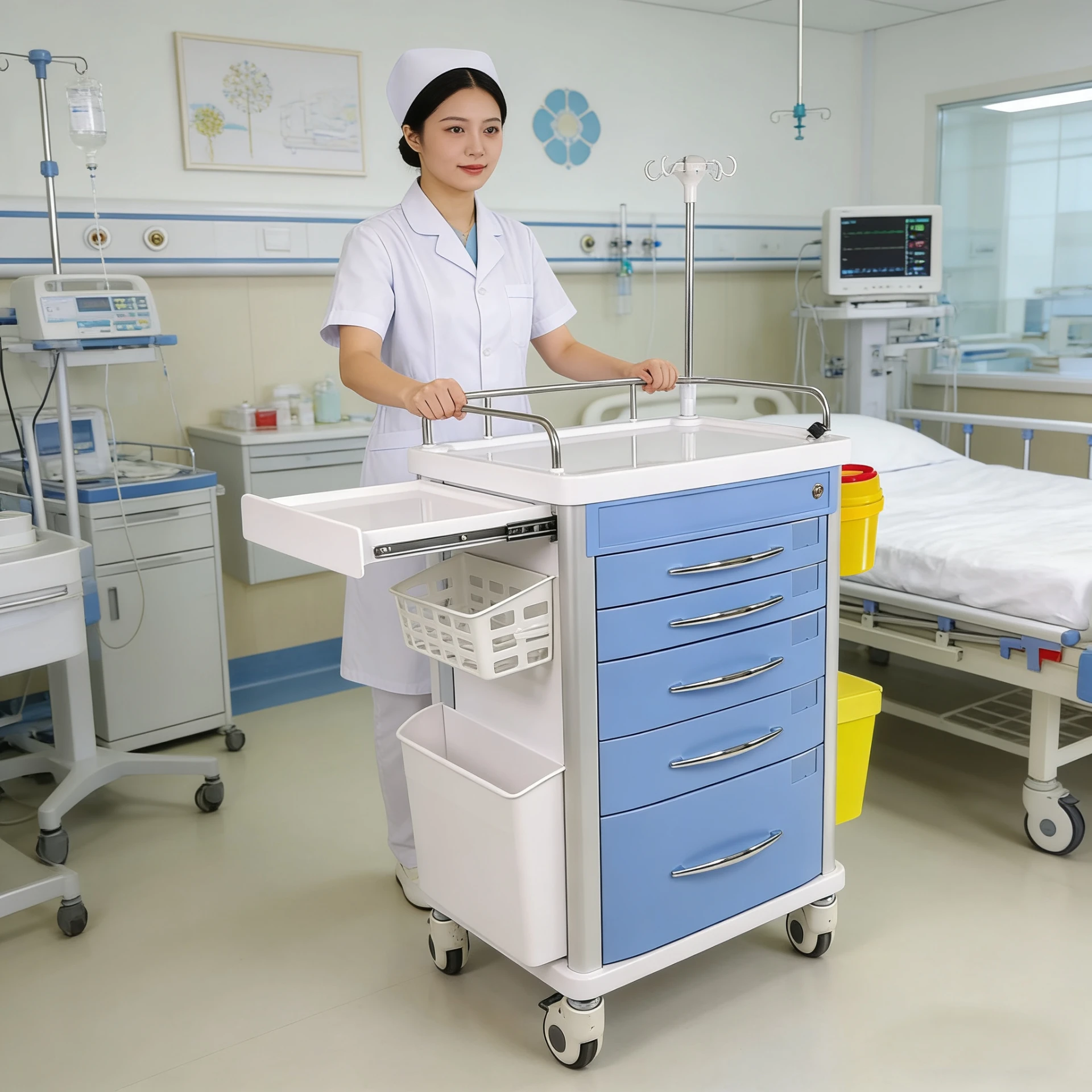 Emergency Mobile Hospital Trolley Enhances Efficiency and Organization in Modern Healthcare