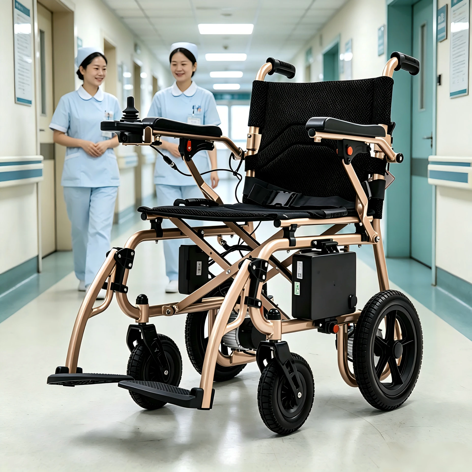 Foldable Intelligent Lightweight Aluminum Electric Wheelchair for All-Terrain Mobility Independence Foldable Intelligent Lightweight Aluminum Electric Wheelchair for All-Terrain Mobility Independence