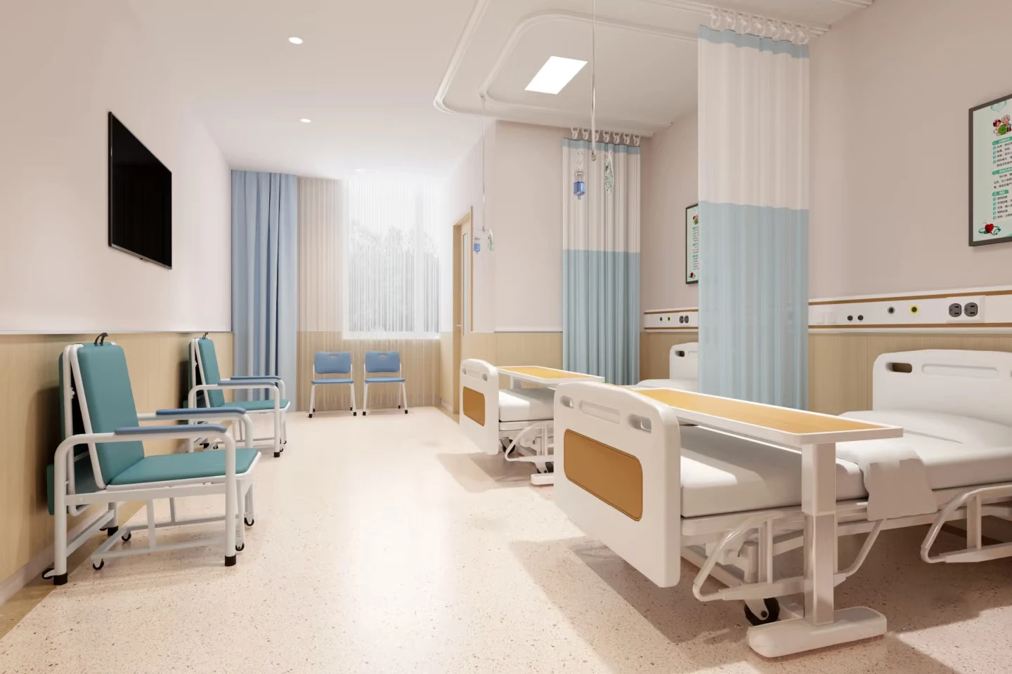 Hospital Armchair Provides Comfort