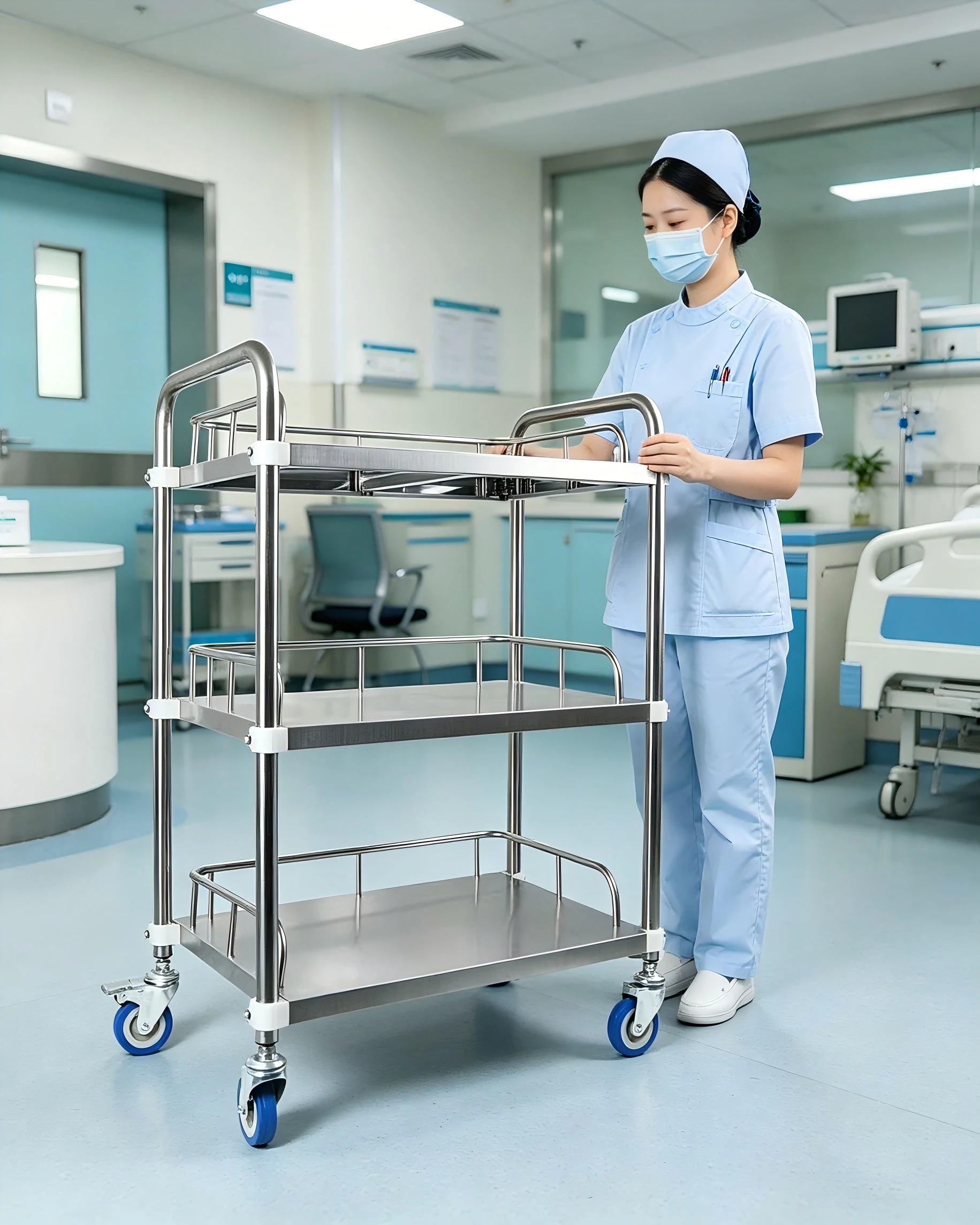 Hospital Equipment Multifunctional Medical Stainless Steel for Durable Clinical Use
