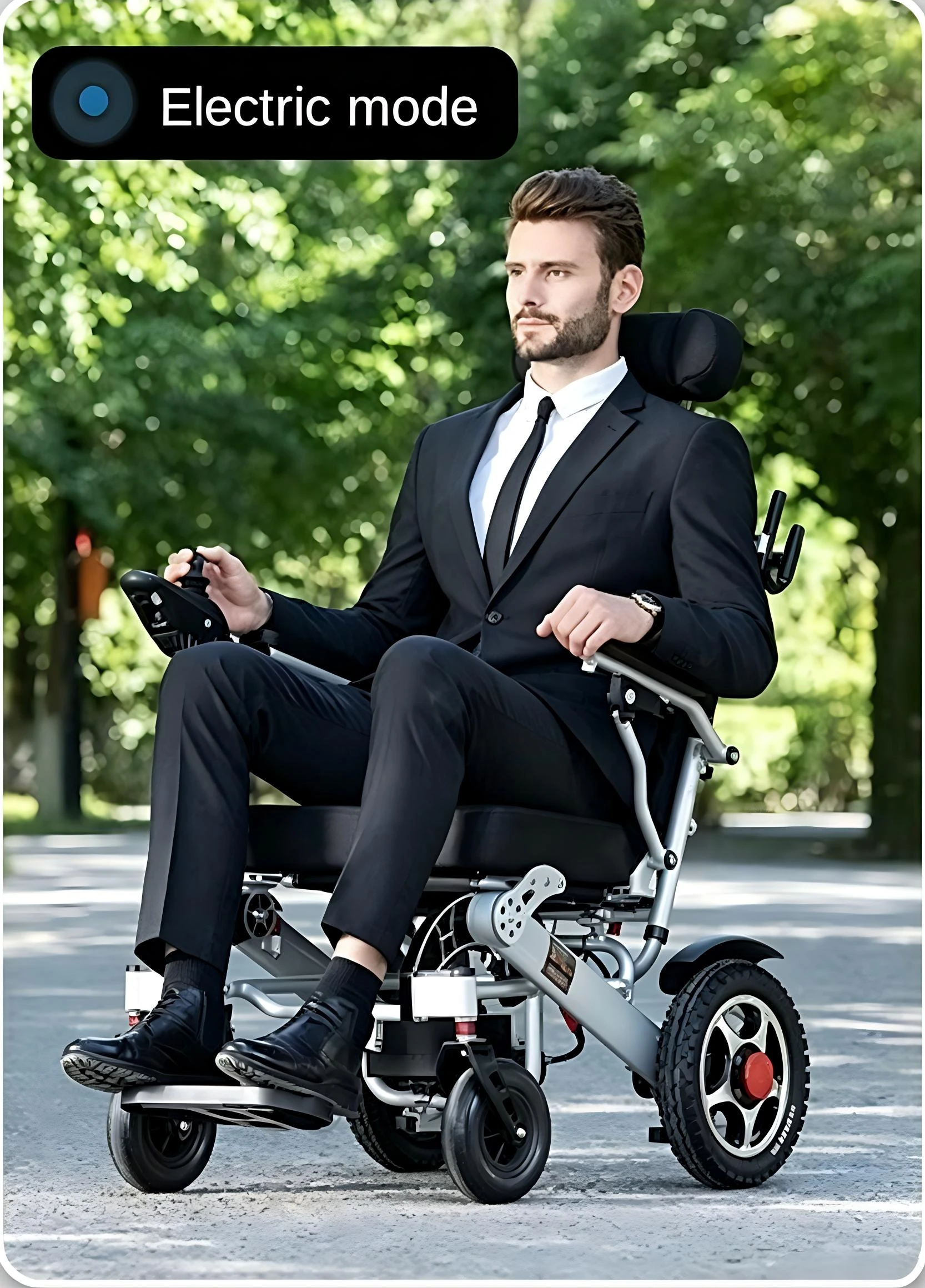 Lightweight Foldable High-power Aluminum Alloy Electric Wheelchair: Hebei Zhaofa’s High-Quality Mobility Solution