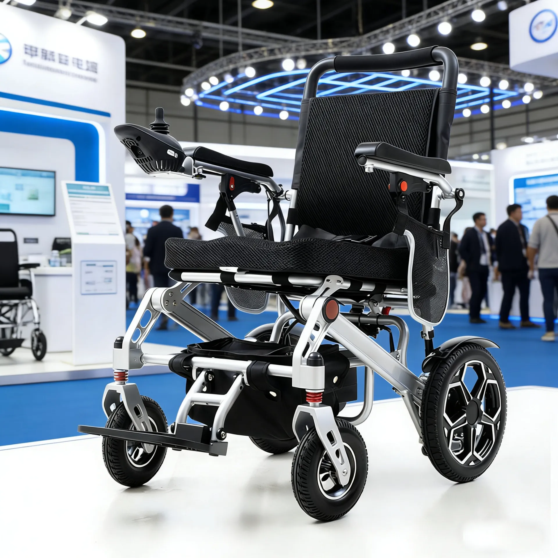 Portable Folding Electric Wheelchair for Smart, Flexible, and Independent Mobility