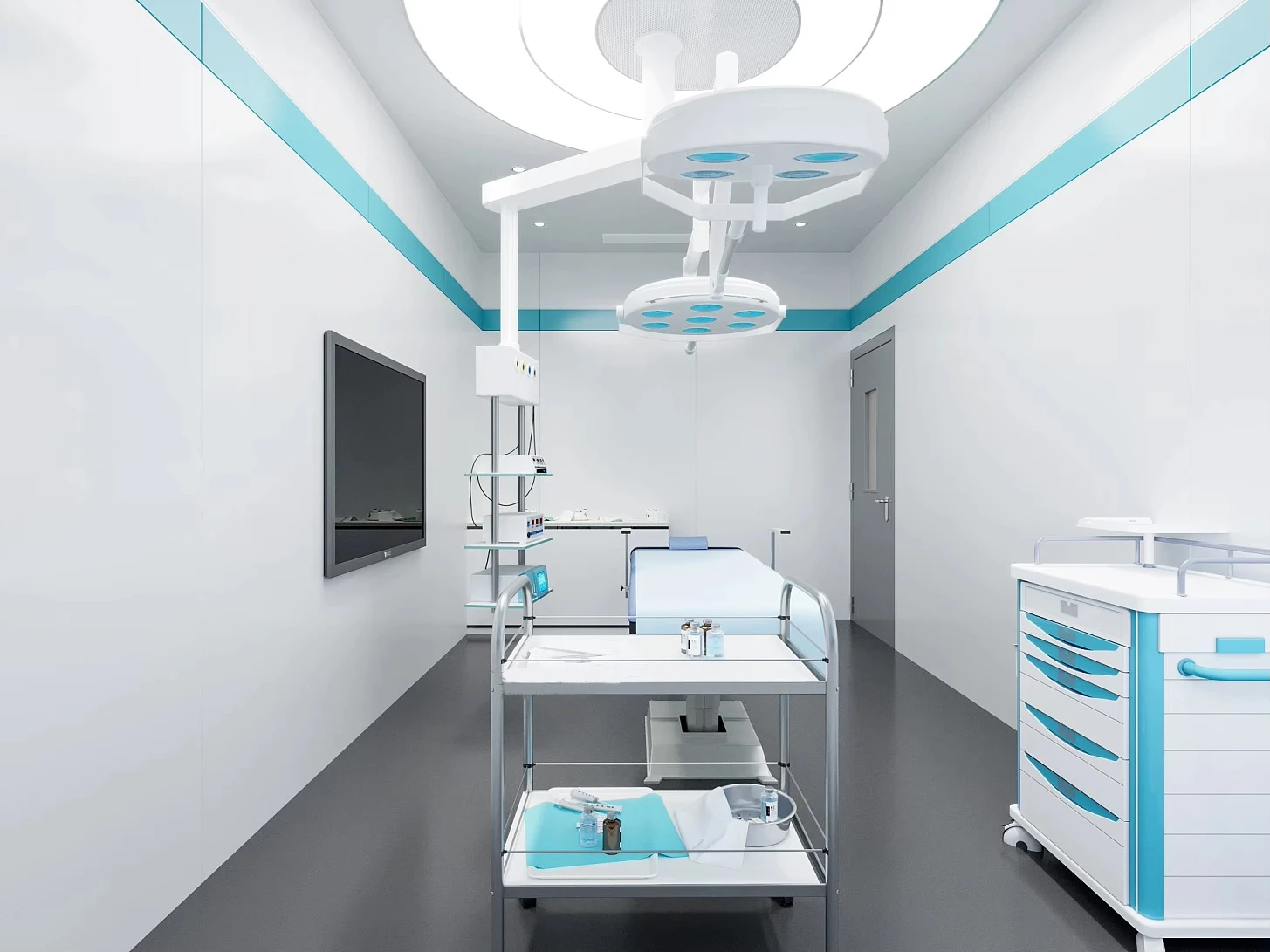 Stainless Steel Medical Trolley Essential