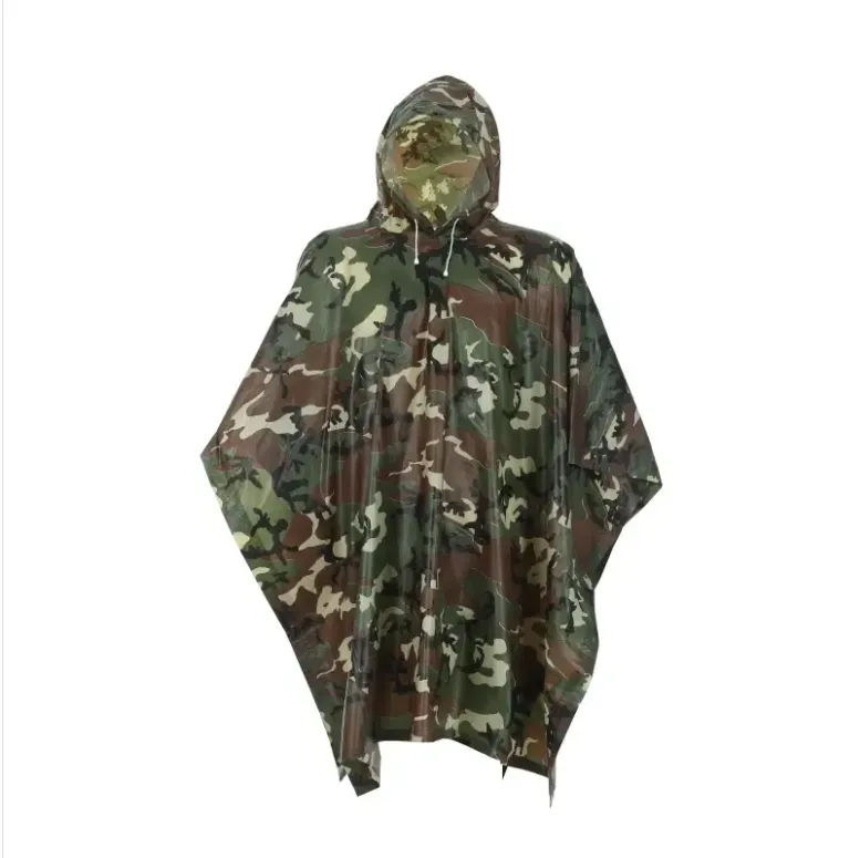 Camouflage Raincoat for Forest Rangers