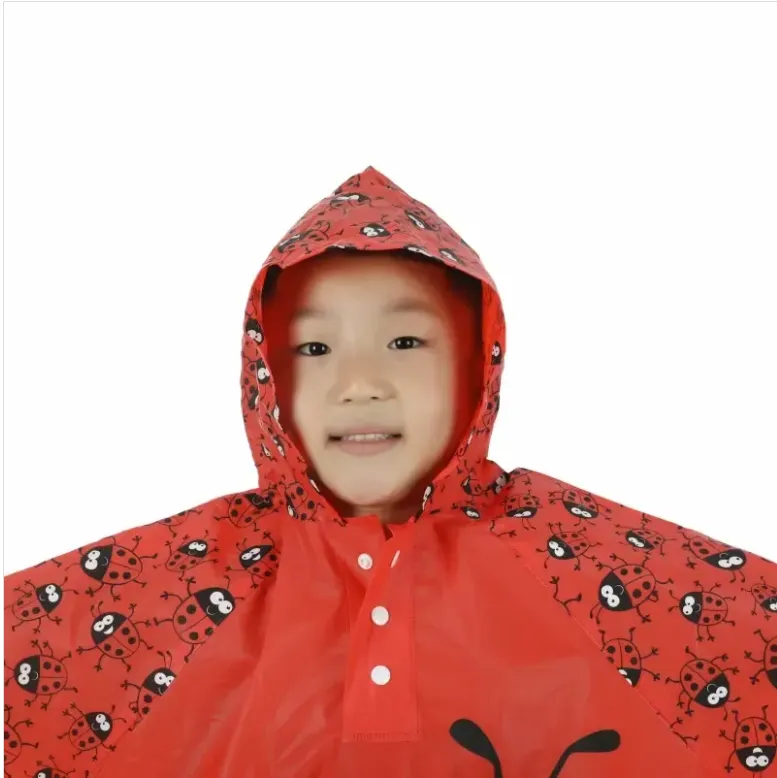 Children's Rain Poncho Reflective Strips
