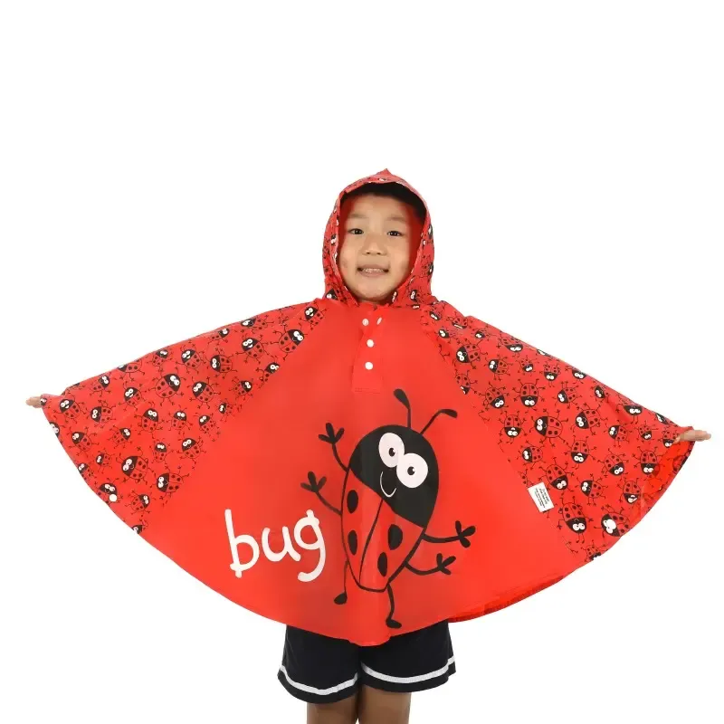 Child's Rain Poncho: Waterproof & Fun for Kids Adventures