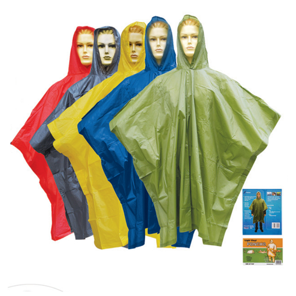 Windproof and rainproof multifunctional folding  rain poncho