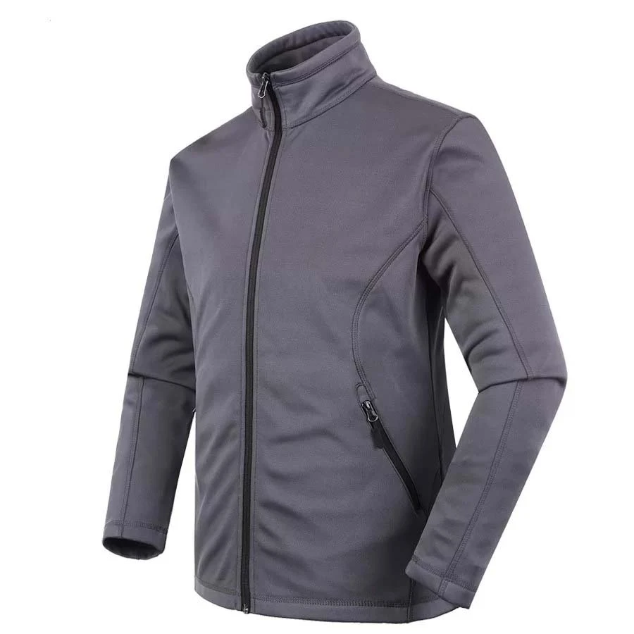 Lightweight knitted fleece jacket