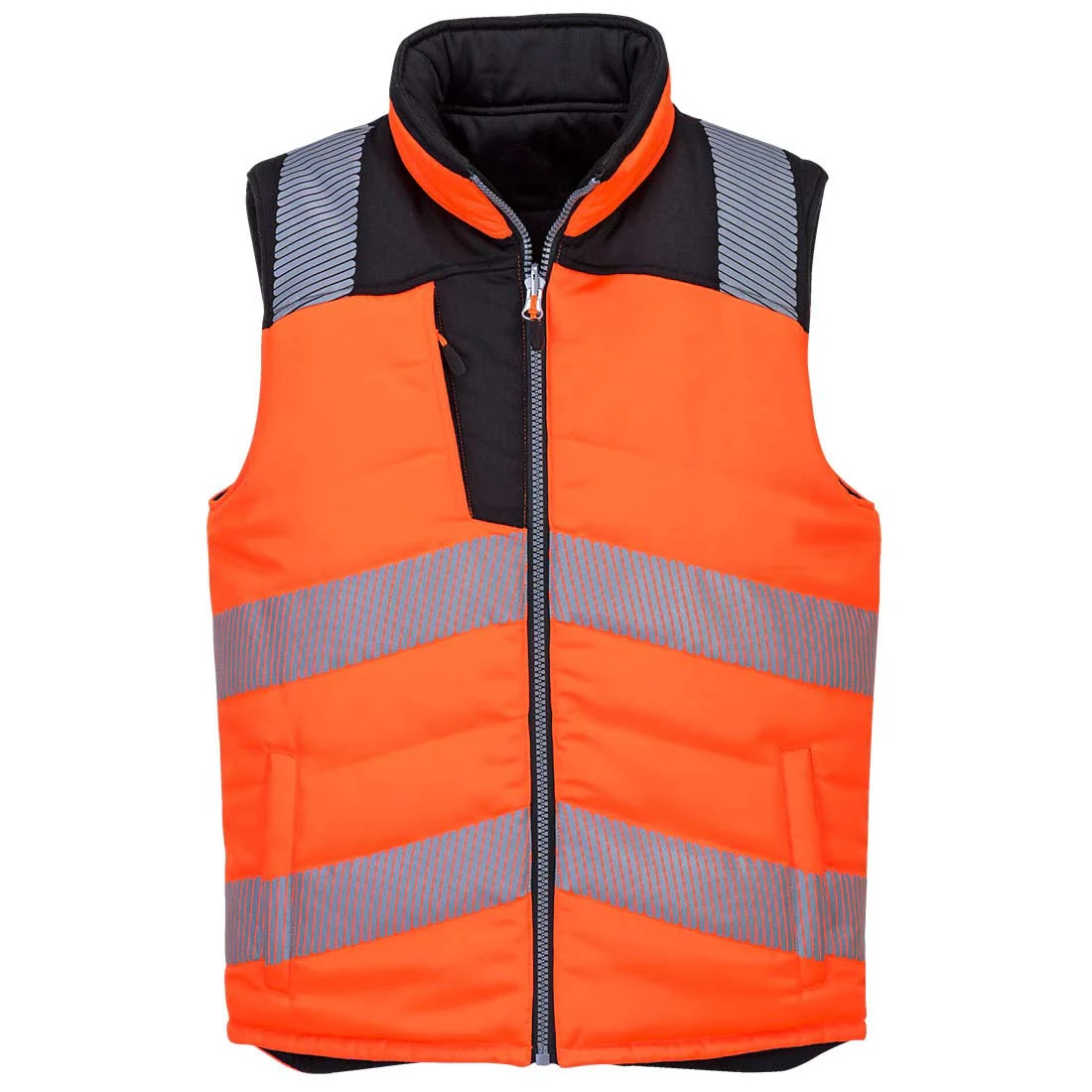 high visibility reversible vest