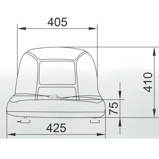 Low Back Mower Seat: Comfy Mesh & Armrest Support