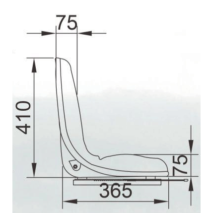 Low Back Mower Seat: Comfy Mesh & Armrest Support