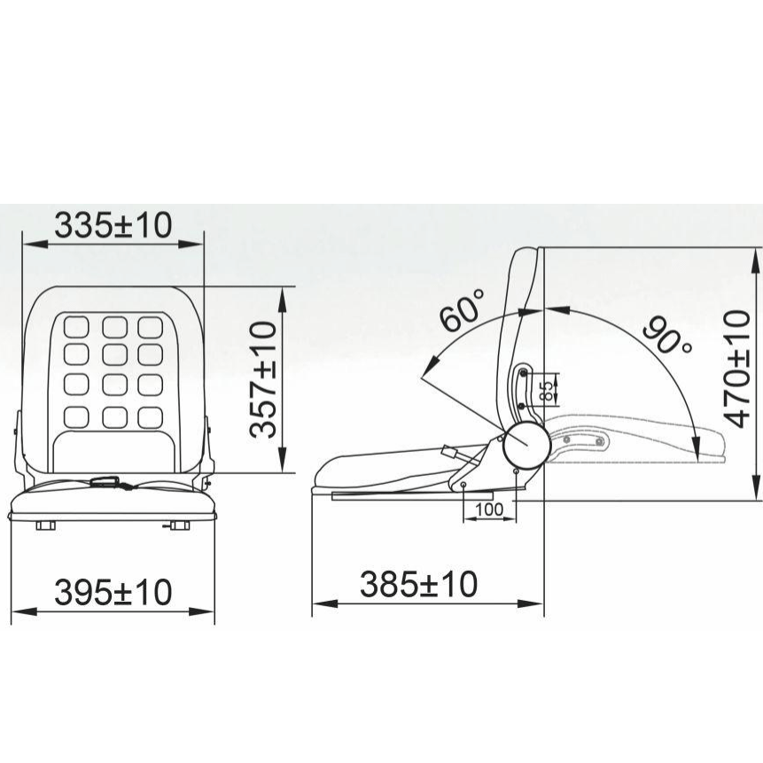 FD-816 Seat-Hebei Changshuo Tech|Ergonomic Comfort&amp;Adjustable Suspension