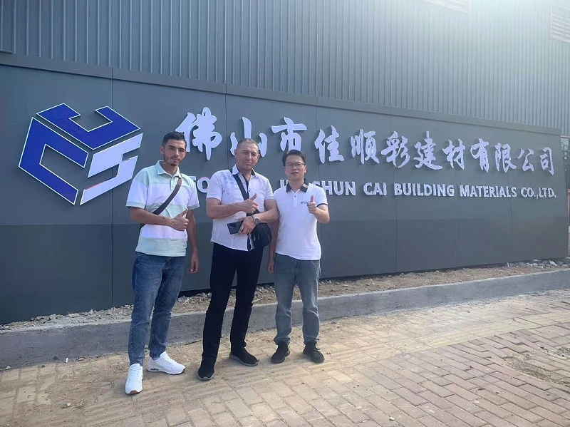 Palestinian clients visited JiaShunCai