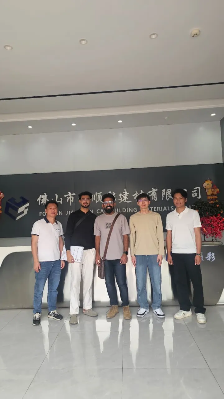 Indian Clients Visit Jiashuncai Aluminum Composite Panel Factory for Business Cooperation