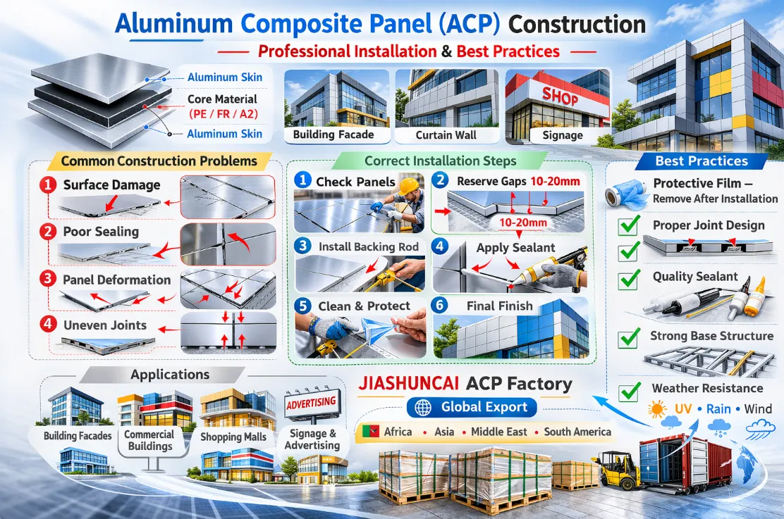 Common Problems in Aluminum Composite Panel Construction and How to Avoid Them