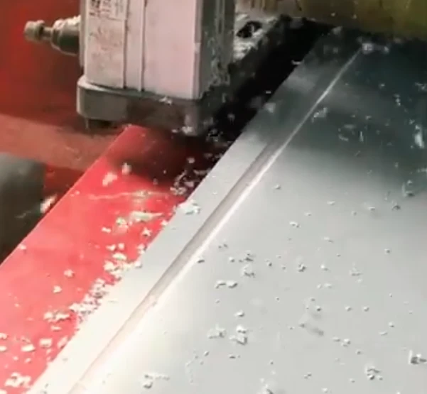 ACP Grooving Process for Export to Eritrea | Aluminum Composite Panel CNC Cutting