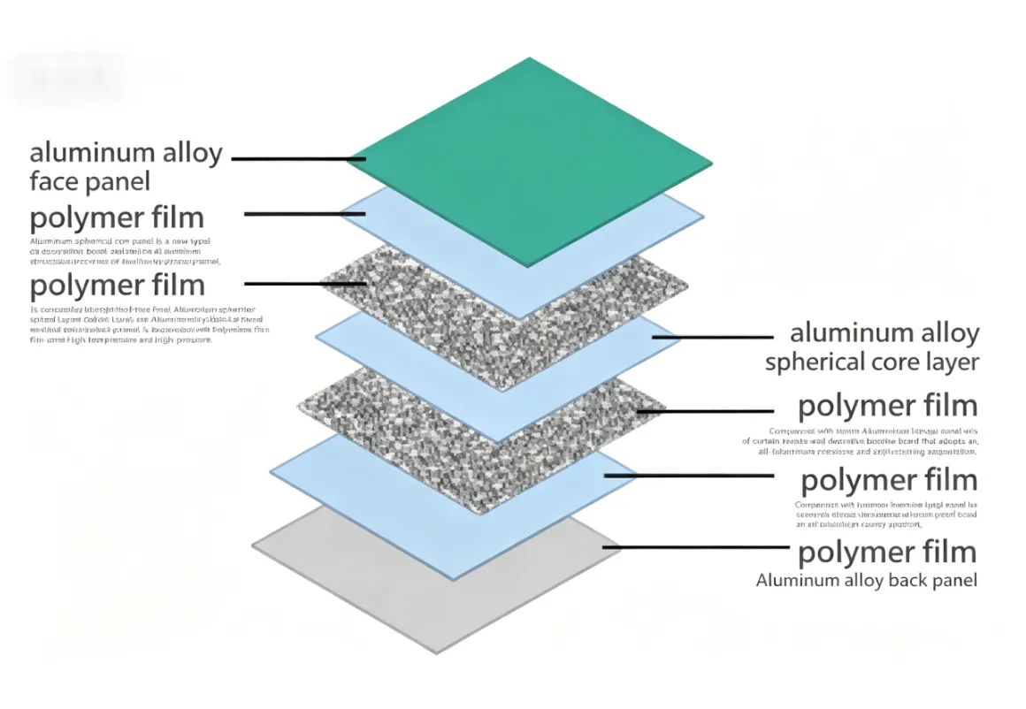 Aluminum Spherical Core Panel