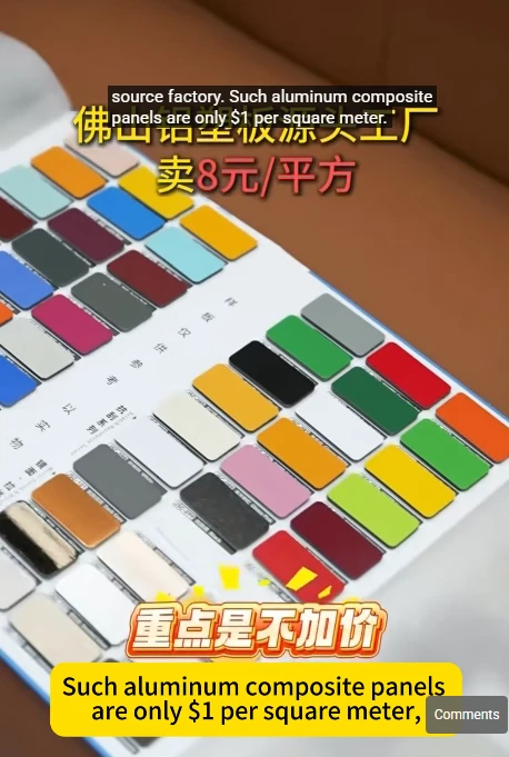 $1 Per Square Meter Aluminum Composite Panel Alucobond
