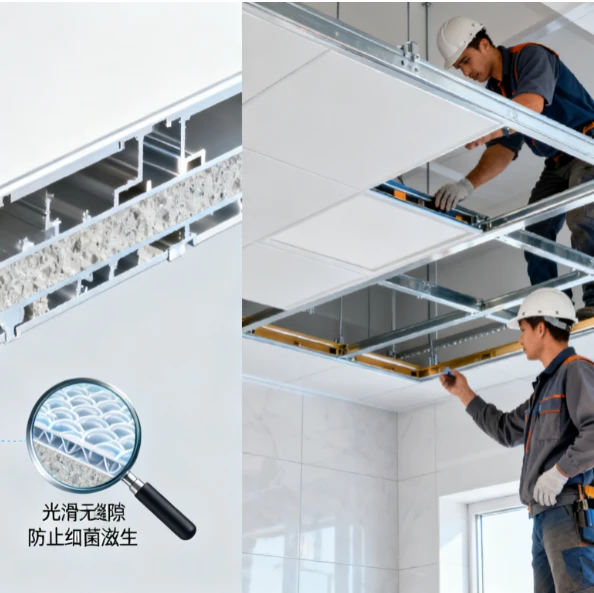 Hygienic Aluminum Ceiling Panels