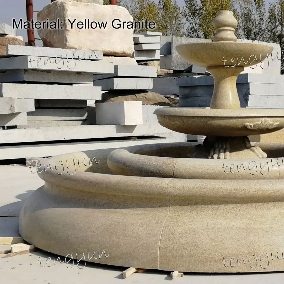 Granite Carved 3m Water Fountain---Installed in the U.S.