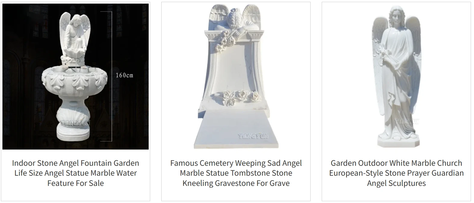 Angel Figurines for Sale with Floral Motifs