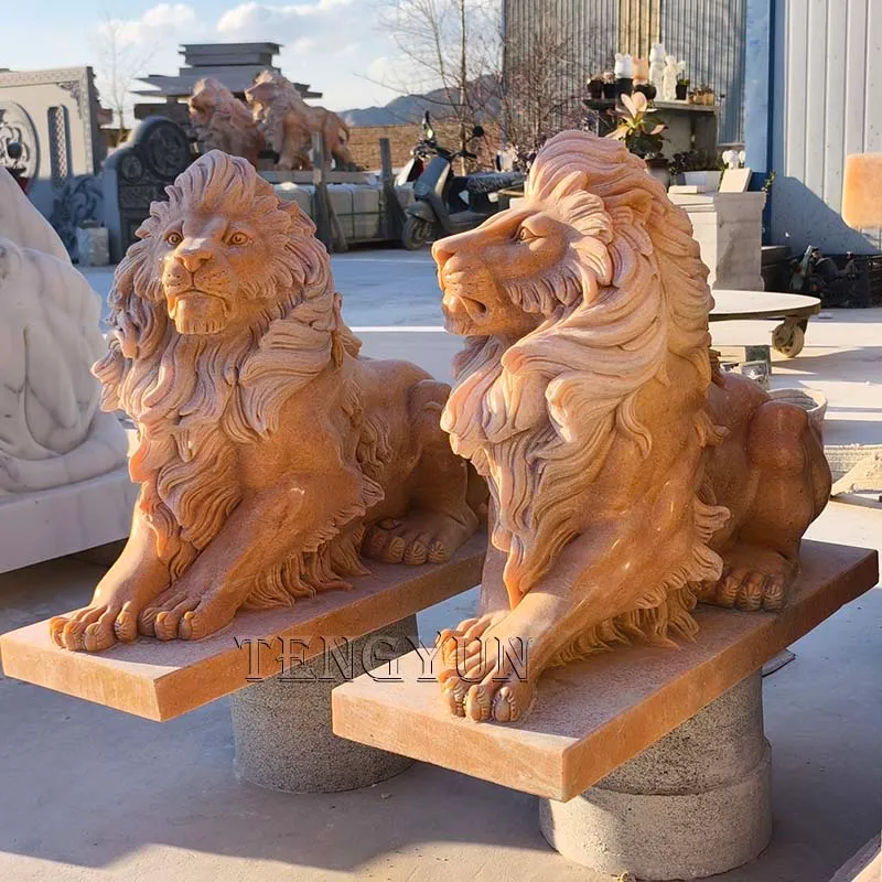 The Engineering of a Towering Famous Lion Statue
