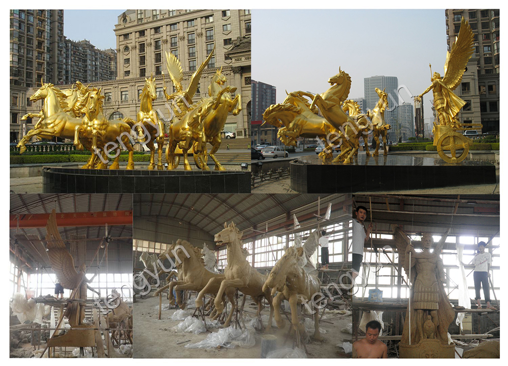 Outdoor Bronze Horse Statue - Large & Custom Sculptures