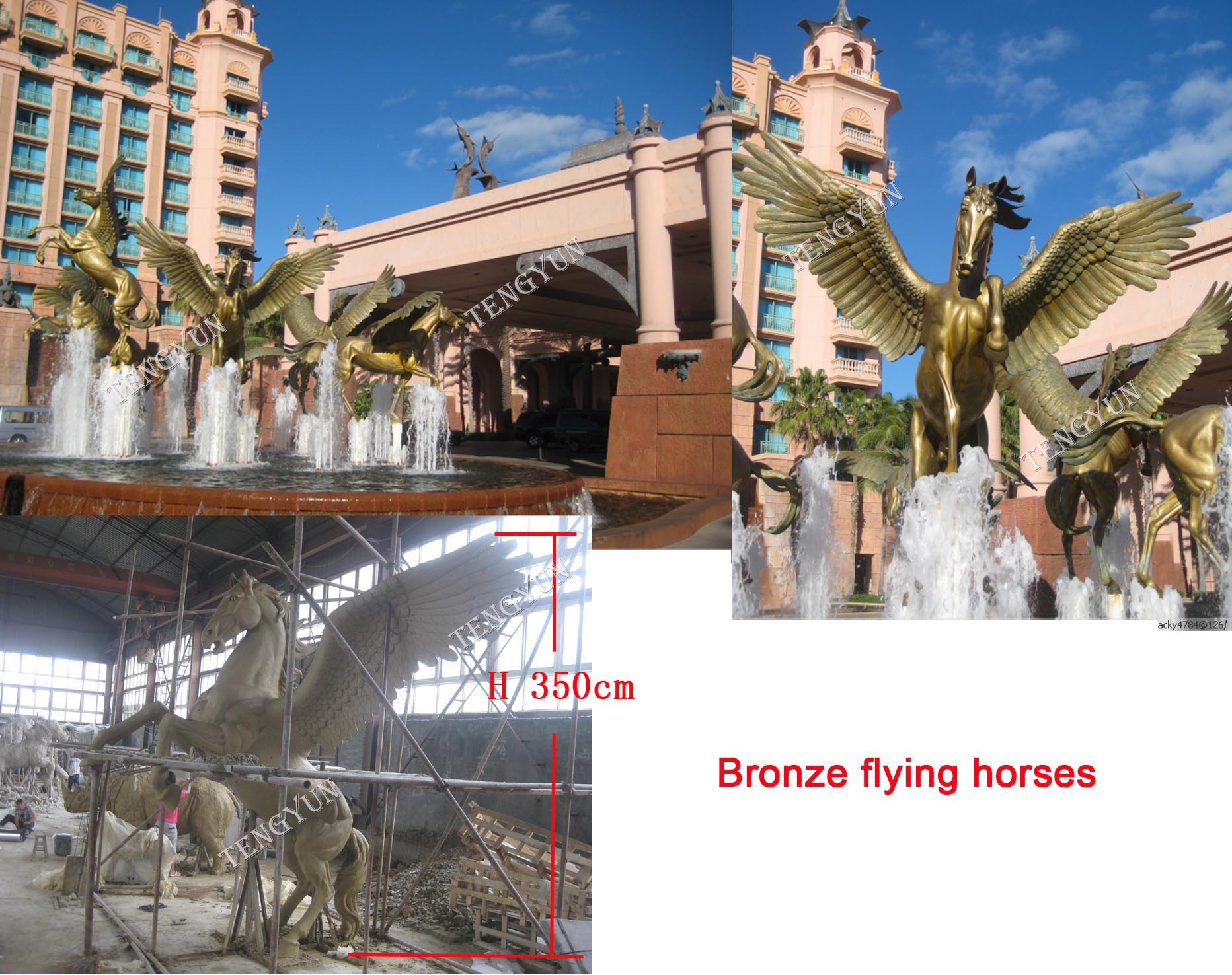 Outdoor Bronze Horse Statue - Large & Custom Sculptures