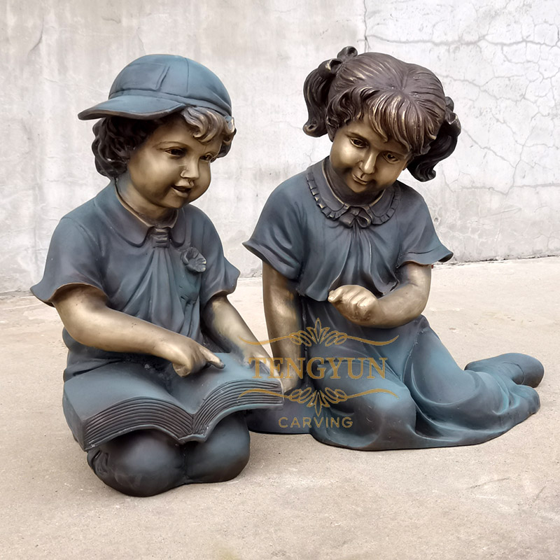 Discover Bronze Figure Children Statue for Sale - Exquisite Handcrafted Art