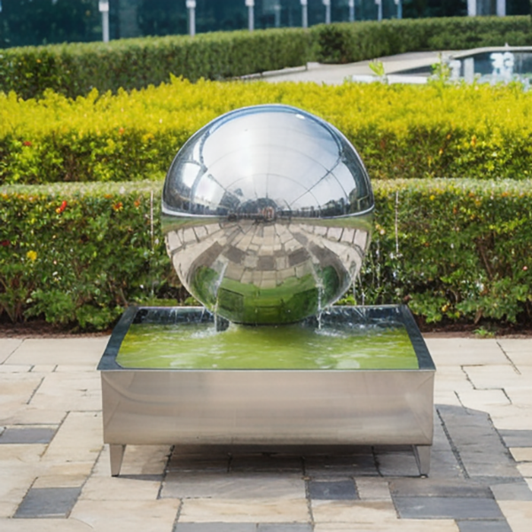 Modern Elegance: The Stainless Steel Fountains for Contemporary Spaces