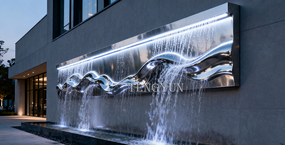 Modern Elegance: The Stainless Steel Fountains for Contemporary Spaces