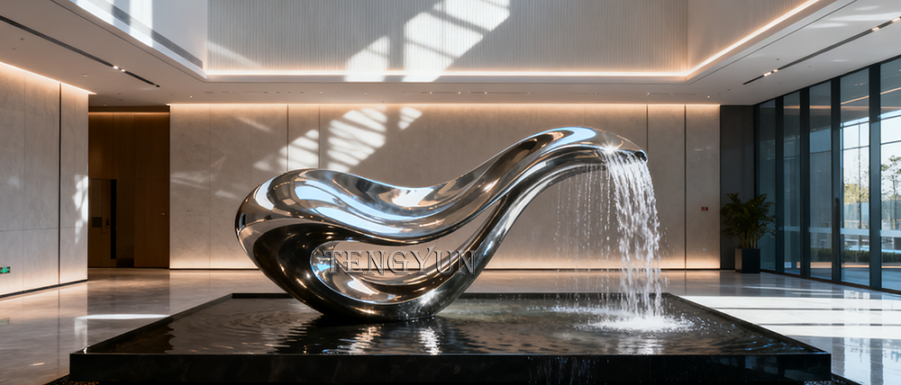 Modern Elegance: The Stainless Steel Fountains for Contemporary Spaces