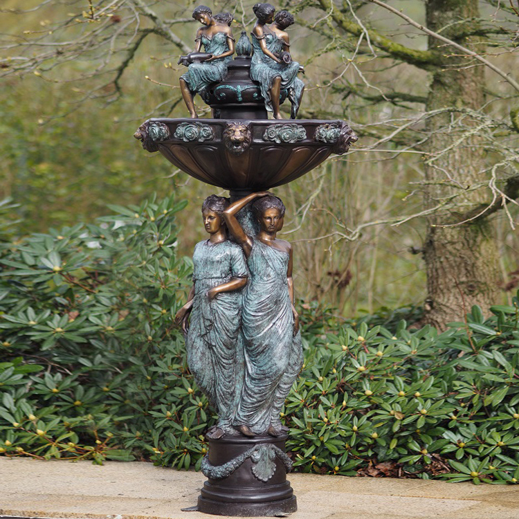 High-End Garden Bronze Fountains: Why Bronze Lady Statues and Antique Bronze Figures Lead Landscape Design