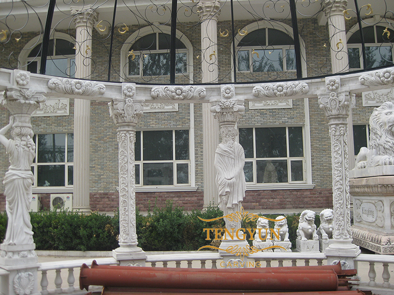 Luxury Stone Pavilions Shaping Outdoor Spaces