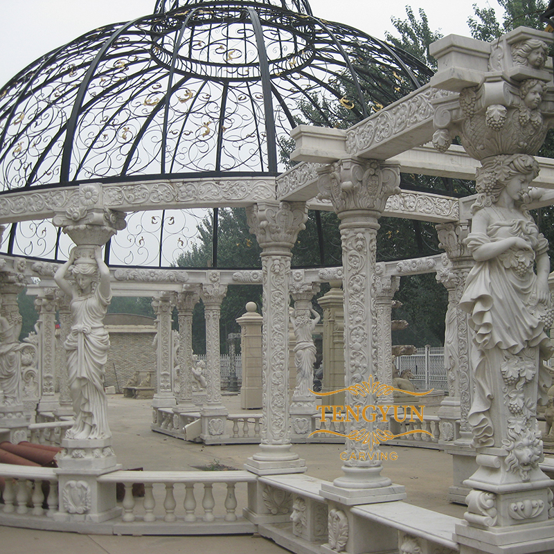 Luxury Stone Pavilions Shaping Outdoor Spaces