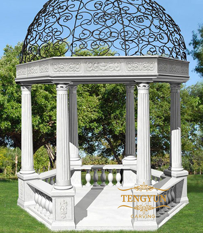 Luxury Stone Pavilions Shaping Outdoor Spaces