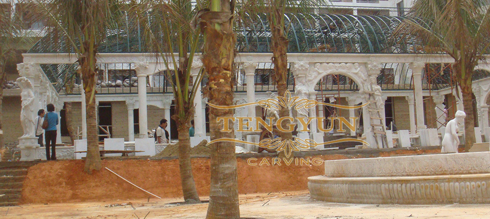 Luxury Stone Pavilions Shaping Outdoor Spaces