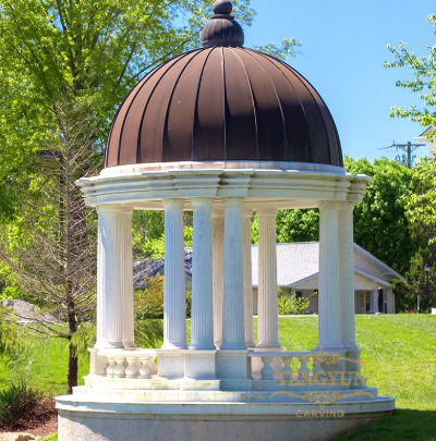 How a Custom Stone Pavilion Elevates Your Garden