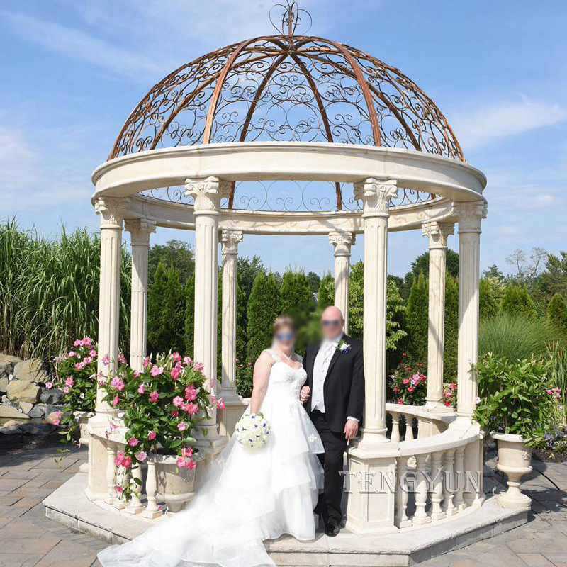 How a Custom Stone Pavilion Elevates Your Garden