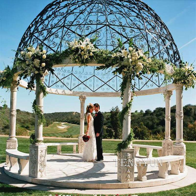 How a Custom Stone Pavilion Elevates Your Garden