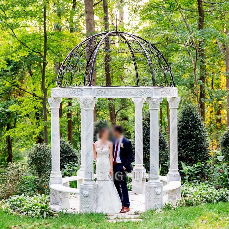 How a Custom Stone Pavilion Elevates Your Garden