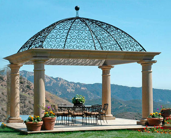 How to Integrate a Stone Gazebo into Landscape