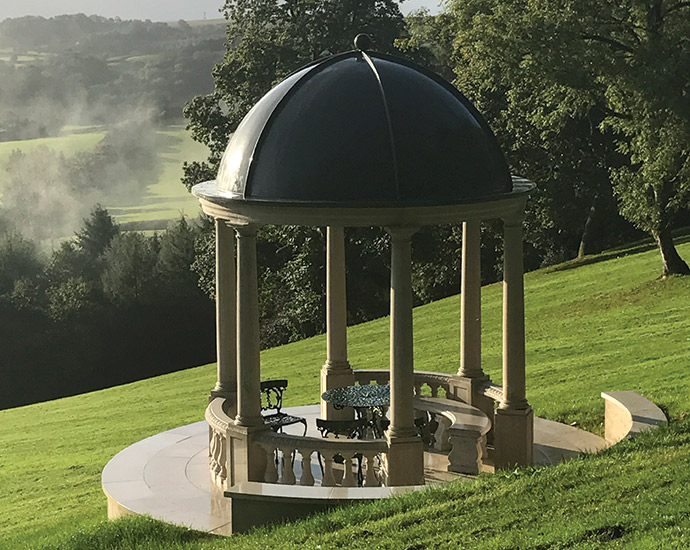 How to Integrate a Stone Gazebo into Landscape