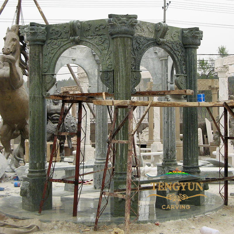 How to Integrate a Stone Gazebo into Landscape